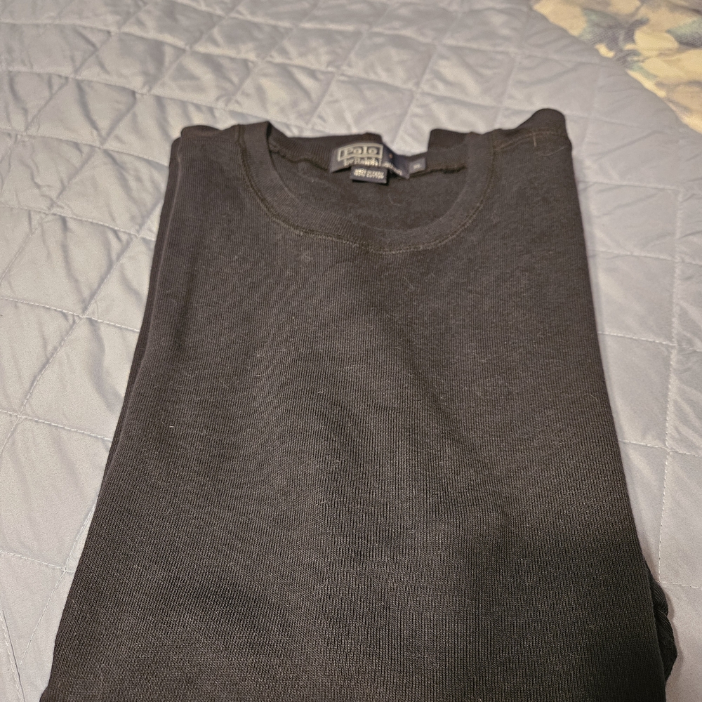Ralph Lauren Men's Classic Black Crewneck T-shirt
